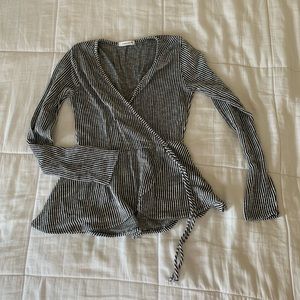 Caution to the Wind Stripped Shirt